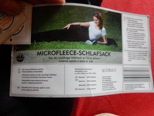 Microfleece Schlafsack