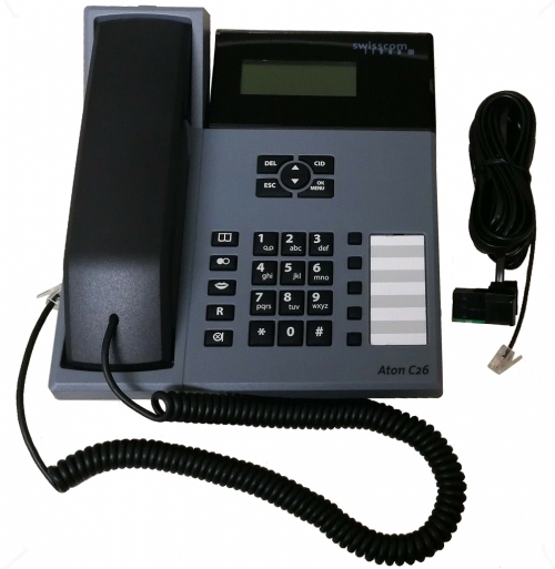 Swisscom Aton C26 grau - Analoges Telefon