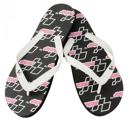 Flip-Flops schwarz/weiss, MGP Logo, Gr. 39-40