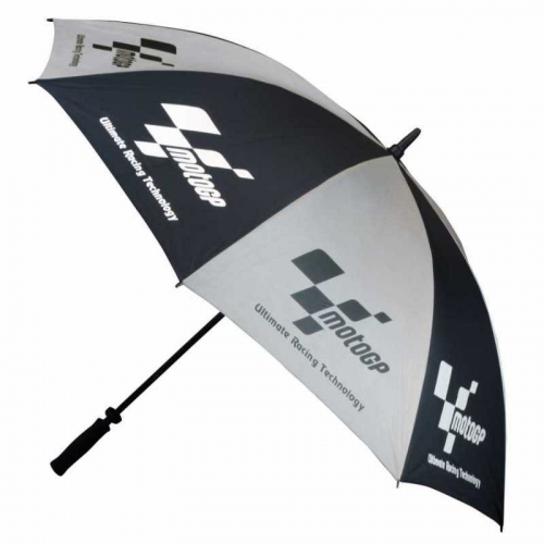 MotoGP Racing Sonnen-/Regenschirm schwarz/silber