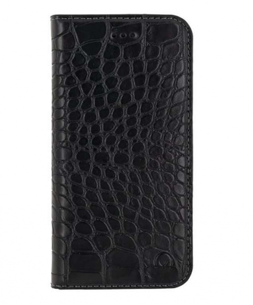 Étui Haut de Gamme Galaxy A3 2017 Noir style Aligatore