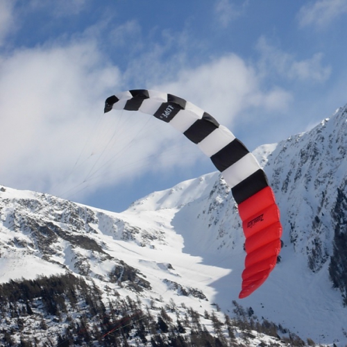 Snowkite Camp 2020, Snowkite lernen Kurs Gutschein