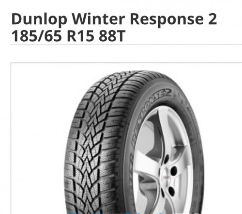 4 Winter Dunlop Pneu 185 65 R15 Neu und Ovp