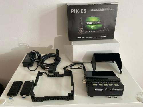 Video Devices Pix E5 + PIX Audio LR Interface inkl. 2x Speedrive 