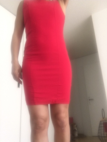 Schönes Kleid rot Grösse S (Marke: Artigli - aus Italien)