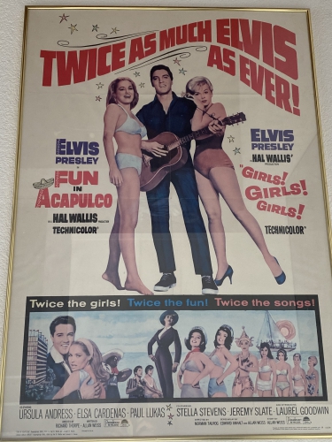 Elvis Poster eingerahmt 