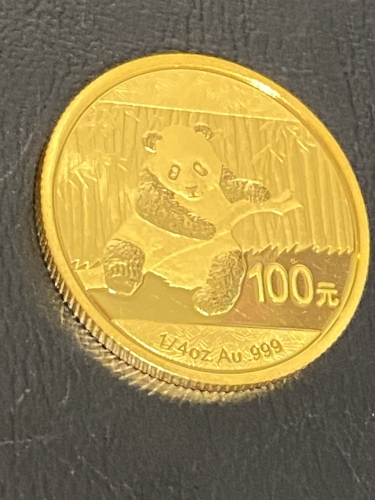 Goldmünzen 1/4 oz China Panda