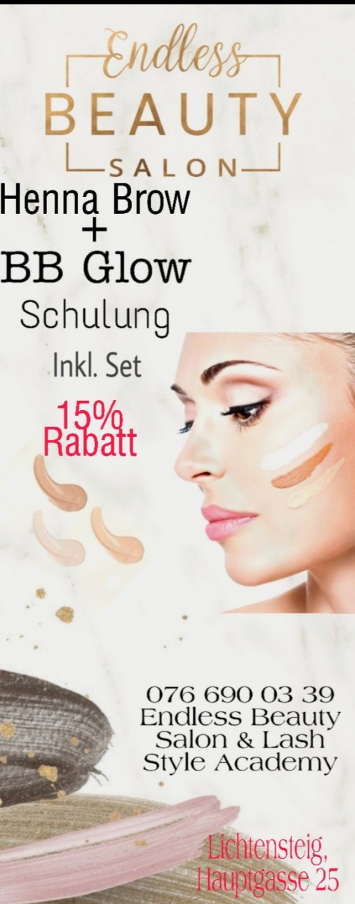 BB Glow & HENNA Brow Schulung 