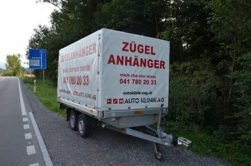 Zügelbus Lieferwagen Personentransport Anhänger Vermietung