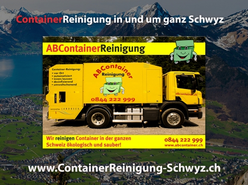 Container Reinigung Schwyz - Durch uns wird Ihr Container sauber