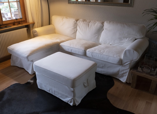 Sofa Ektorp mit Récamiere