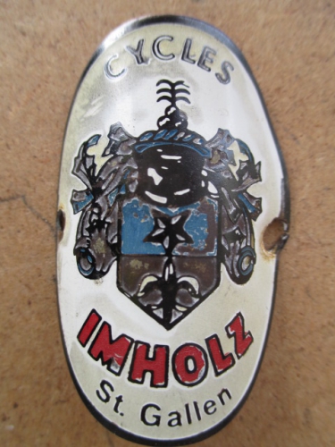 Imholz St.Gallen Velo Steuerkopf  CH Schild Emblem