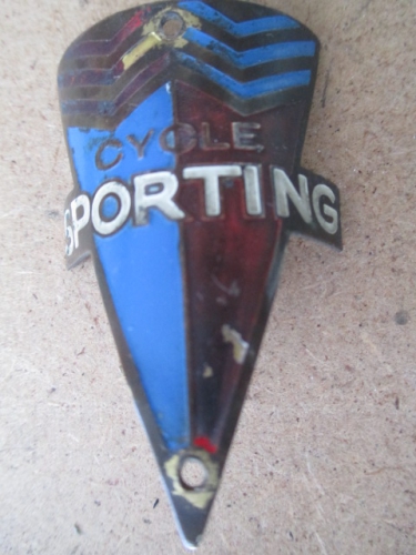 Sporting Velo Steuerkopf CH Schild Emblem