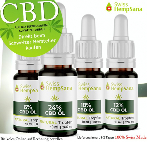 CBD Öl in Apotheken Qualität.