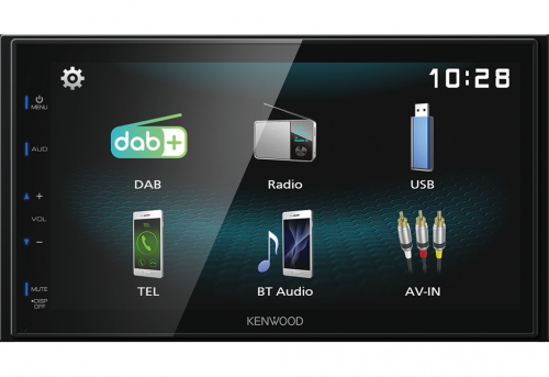 DMX125DAB17,3 cm Doppel-DIN-WVGA-Monitor mit Bluetooth Kenwood