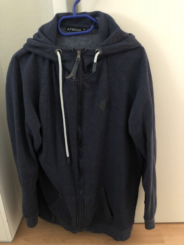 Blaue Sweatjacke Grösse XXL 