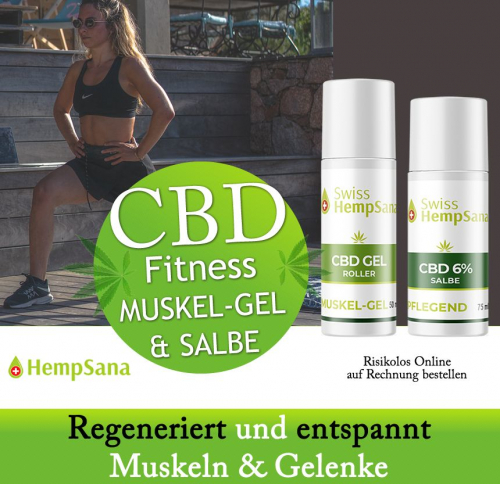 CBD für Regeneration der Muskeln