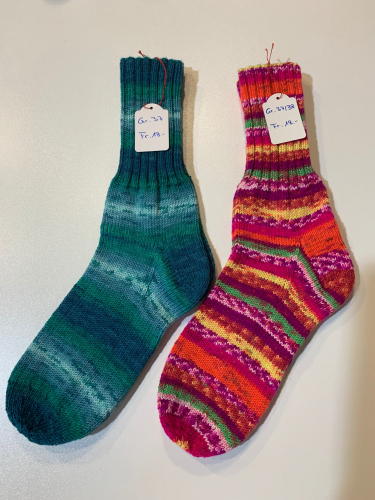 Gestrickte Damen-Socken