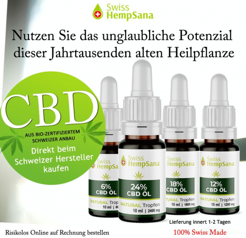 Hempsana - Biologisch natives CBD Öl