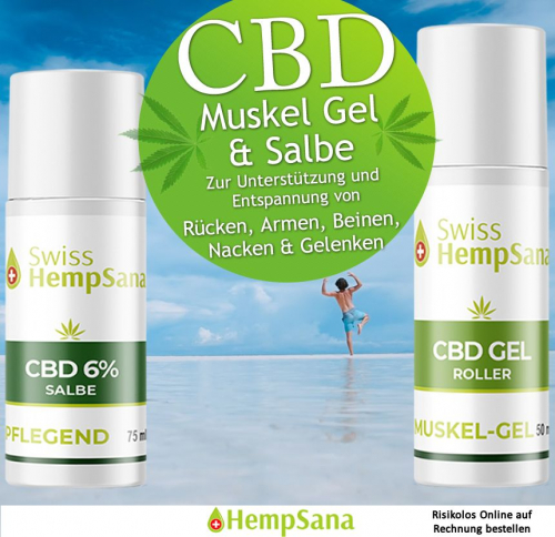 Hempsana Cannaroller - CBD für Muskeln und Gelenke