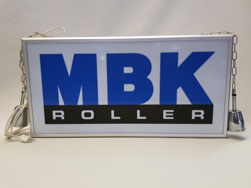 Leuchtreklametafel MBK - Roller