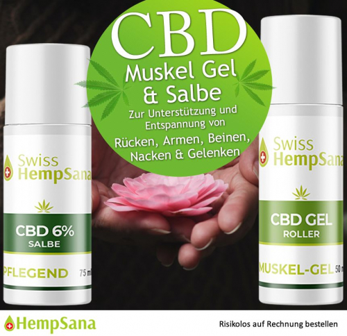 CBD Salbe mit extra hohem CBD Gehalt.