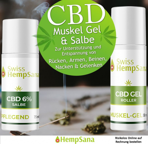 Hempsana CBD Gel für die Muskelregeneration