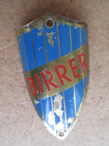 Birrer Velo Steuerkopf  CH  Schild Emblem