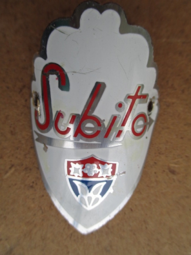 Subito Allegro Steuerkopf  CH  Schild Emblem