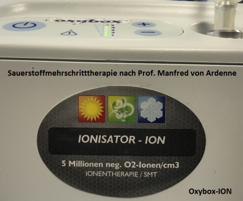 Sauerstoffgerät mit Ionisator ( SMT )