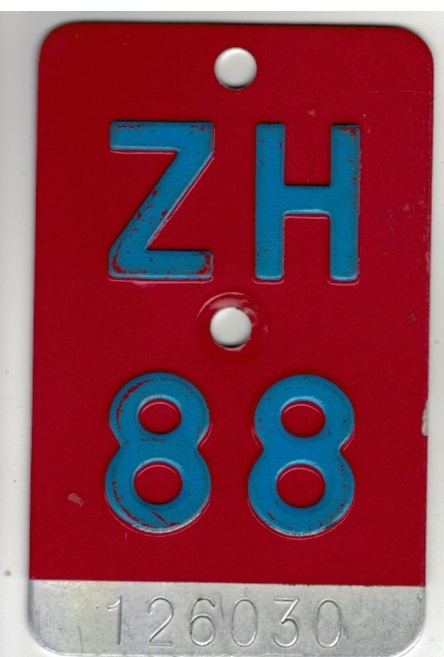 Velo Nr. ZH 1988