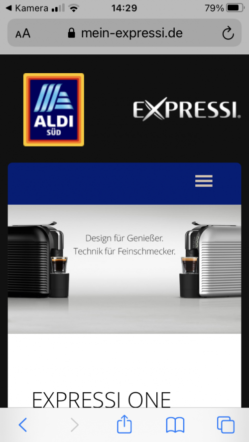 Kapselmaschine vom Aldi 