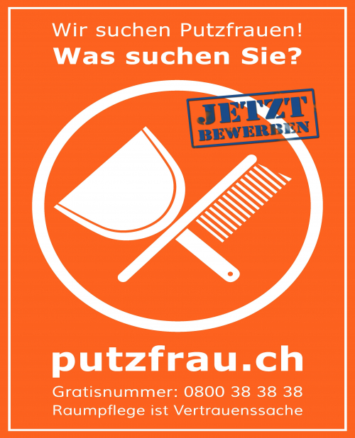 Putzfrau 20-30% gesucht Greifensee und Umgebung