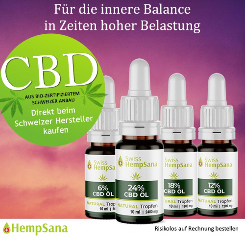 CBD Öl und Kosmetika in Apothekenqualität