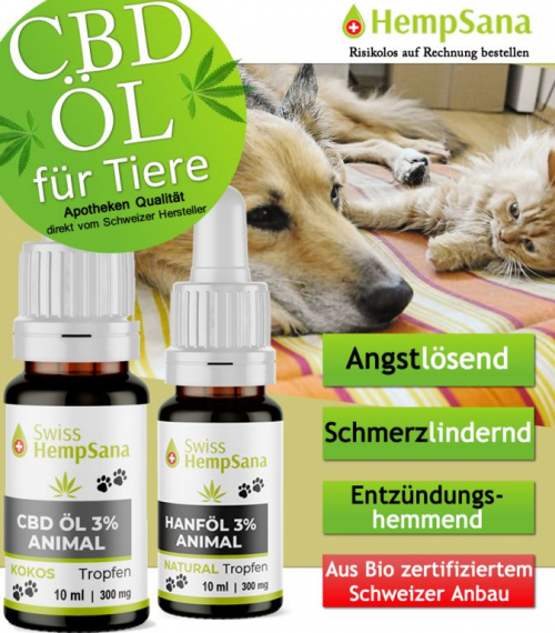 CBD Öl für Tiere