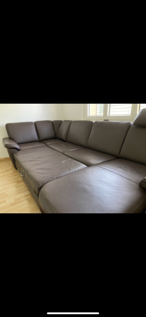 Echtleder Sofa (Bettsofa)