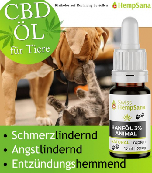 Hempsana - Animal CBD Öl 3%