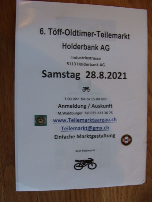 6.Töff-Oldtimer - Teilemarkt