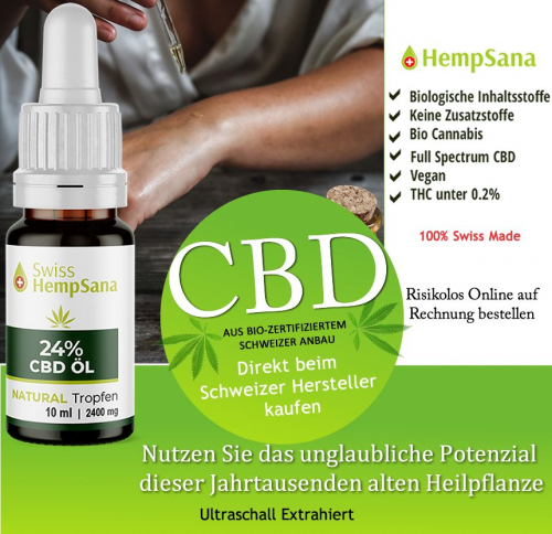 Biologisch natvies CBD Öl direkt vom Bio Bauer.