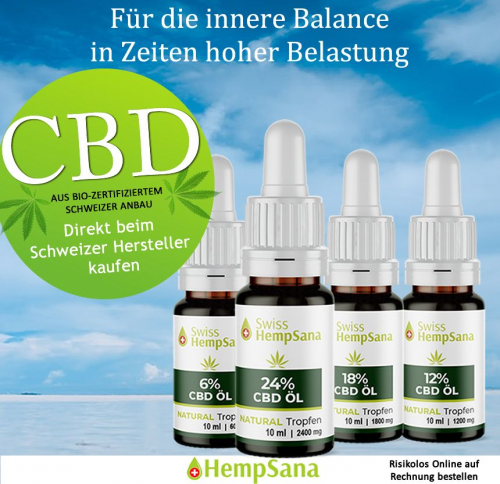 Beste Schweizer Bio CBD Qualität - 1 bis 2 Tage Lieferzeit