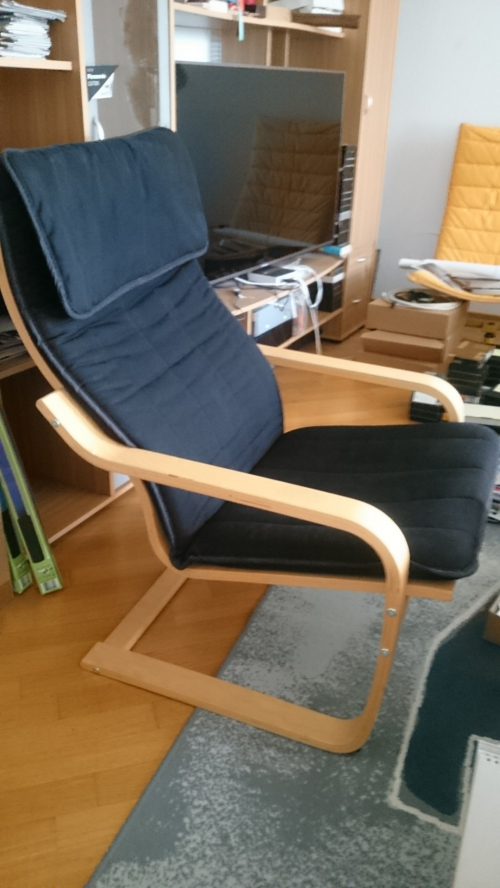 Wipp-Stuhl schwarz