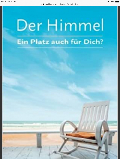 Gratis: Der Himmel- Ein Platz auch für dich?