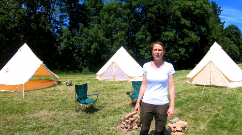 FENEK . SHOP - Luxus Camping Zelt Ø5 Meter