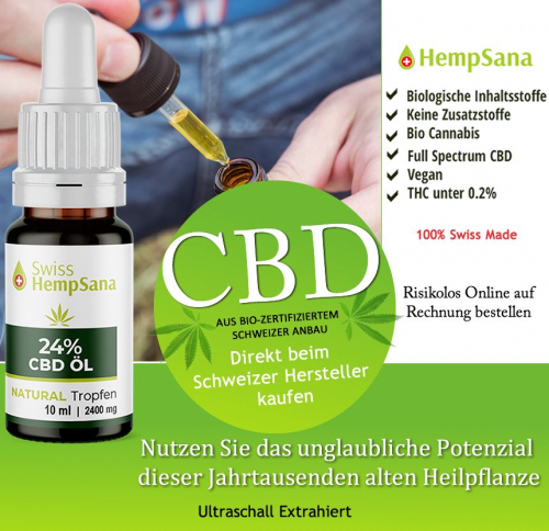 CBD von Hempsana, die natürliche Alternative