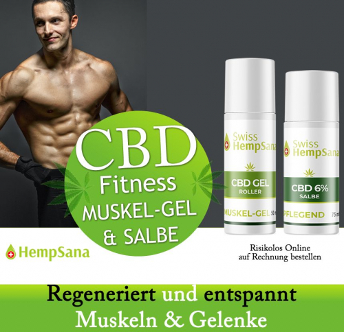 CBD Produkte bei aktiven Sportlern