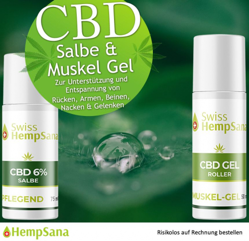 Hempsana - CBD Cannaroller (für Muskeln und Gelenke)