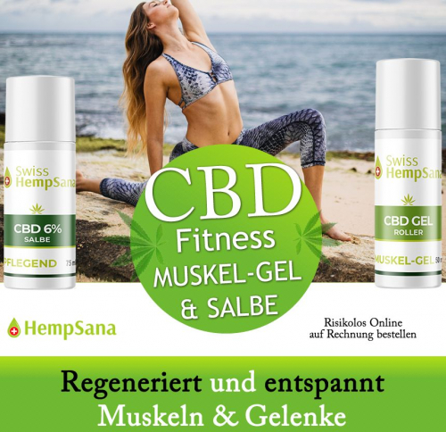 CBD Hanföl Salbe - 100% Vegan (extra hoher CBD Gehalt)