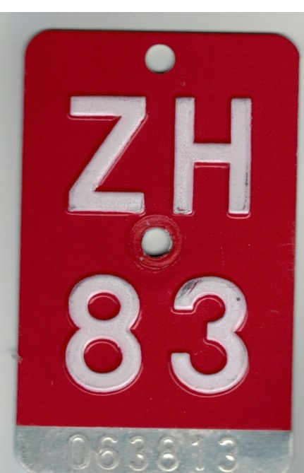 Velo Nr. ZH 1983