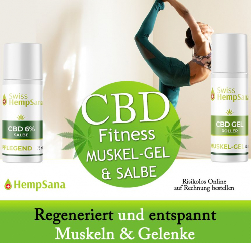 CBD für Trockene Haut - Hempsana Salbe 75ml