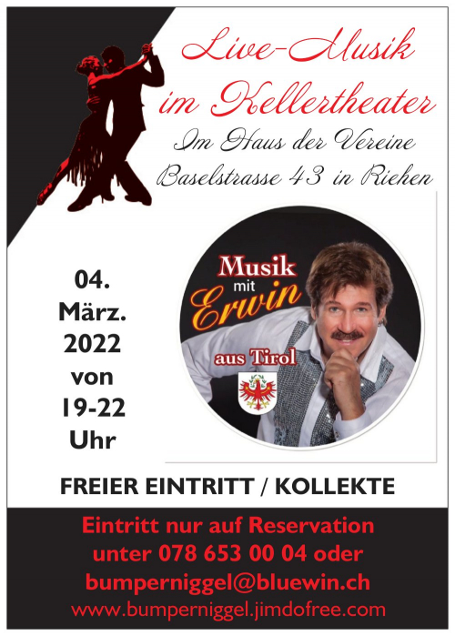 Live-Musik mit Erwin aus Tirol